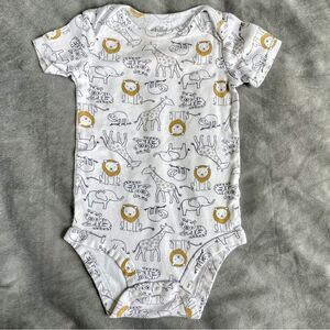 4/$10 - Child of Mine by Carter’s Animal Bodysuit
